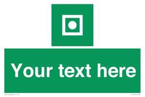 Custom sign safe condition Shipboard general alarm